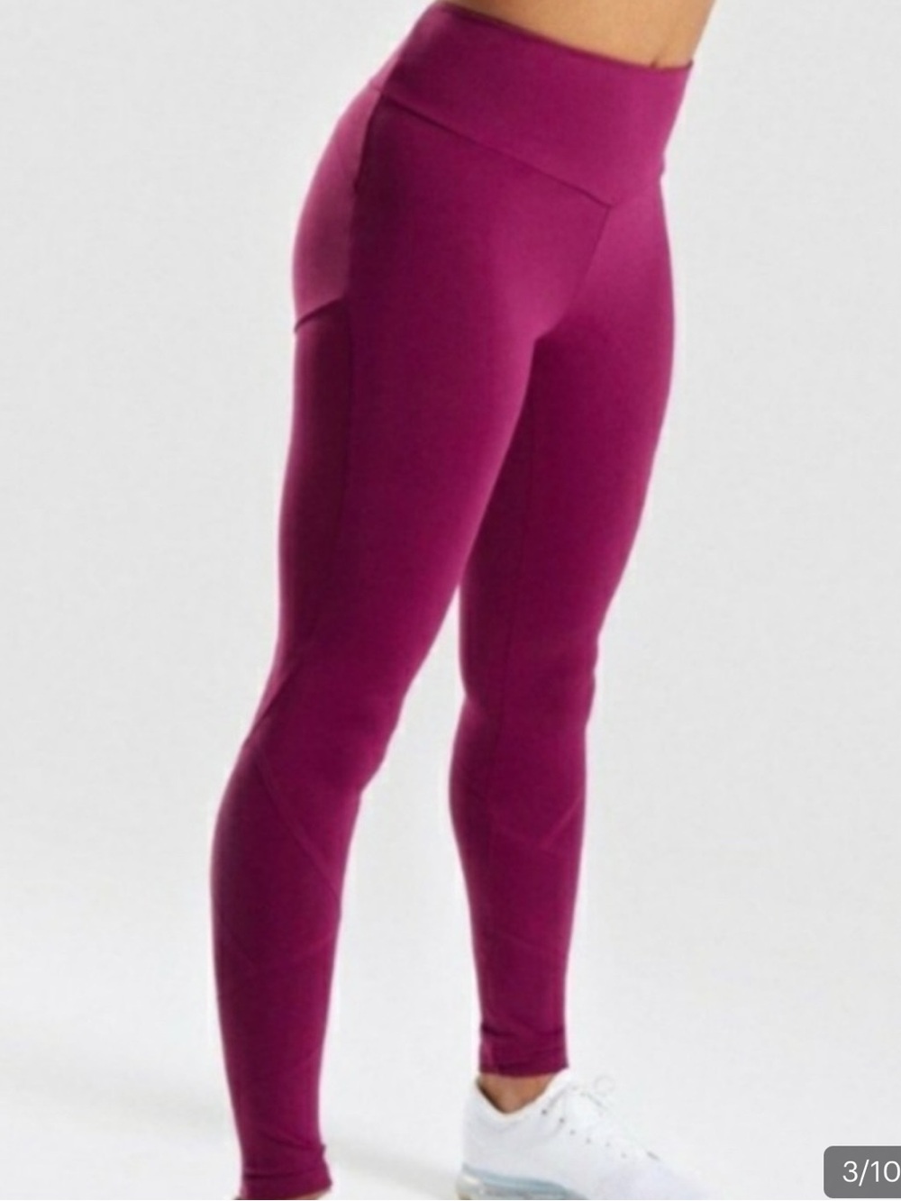 Gymshark Speed Leggings in "Plum size small compression running glute sculpting